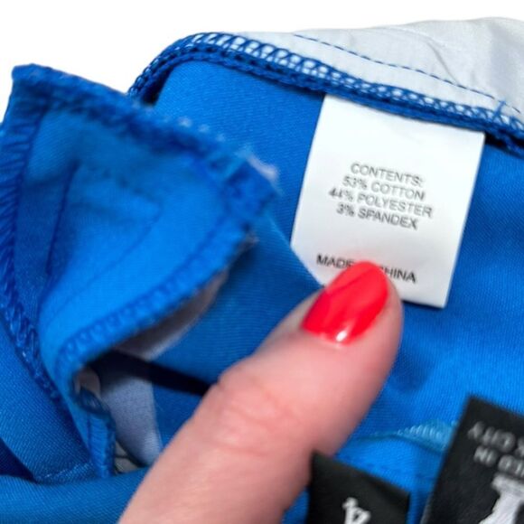 Peace of Cloth Bright Blue Premier Stretch Zara Ankle Dress Pant - Picture 10 of 12